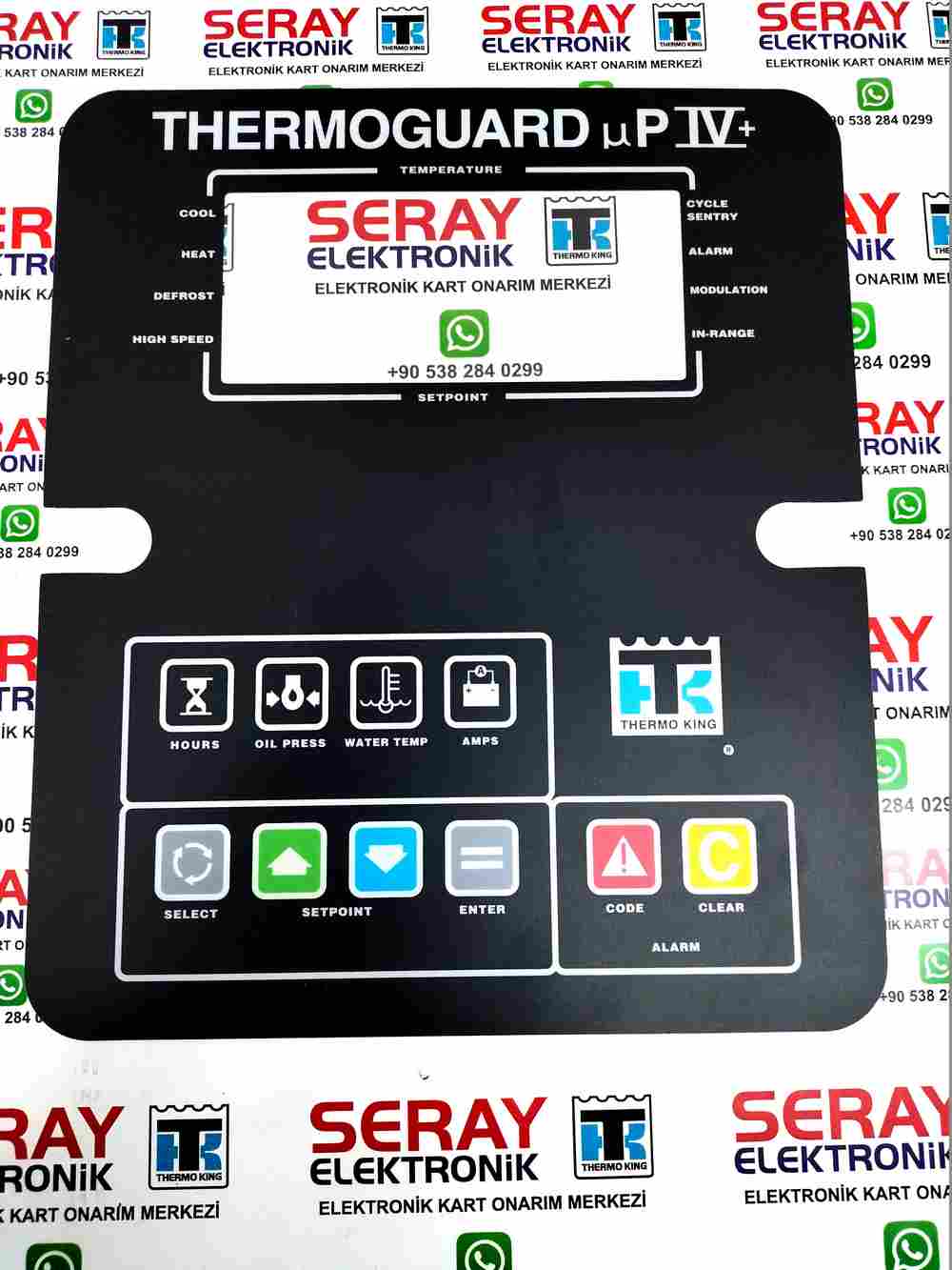 THERMO KING THERMOGUARD UPIV+ UP IV+ YÜZEY ETİKET