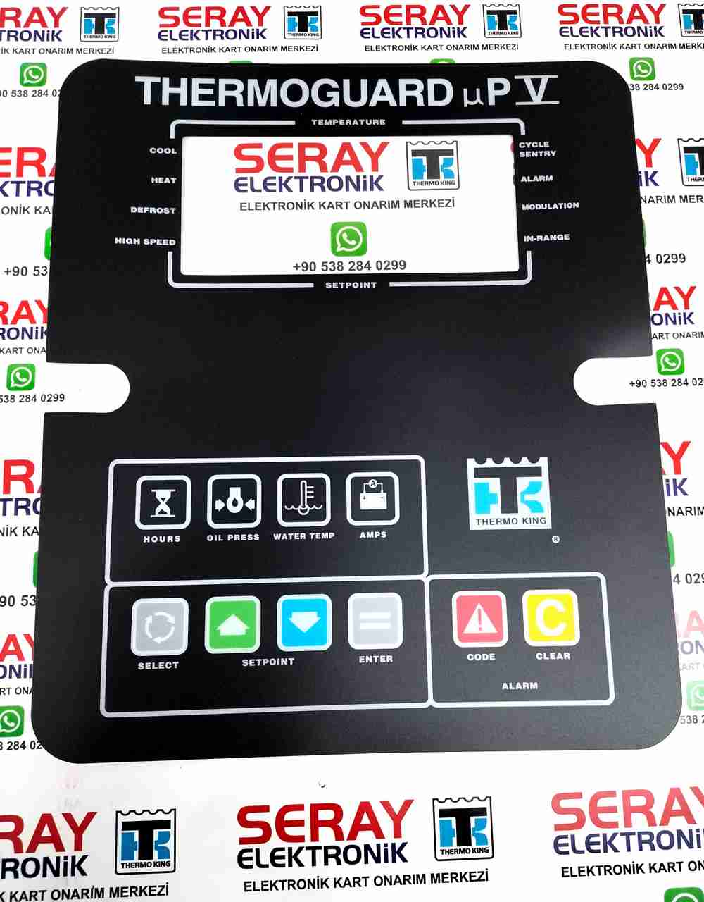 THERMO KING THERMOGUARD UPV UP V ETİKET YÜZEY