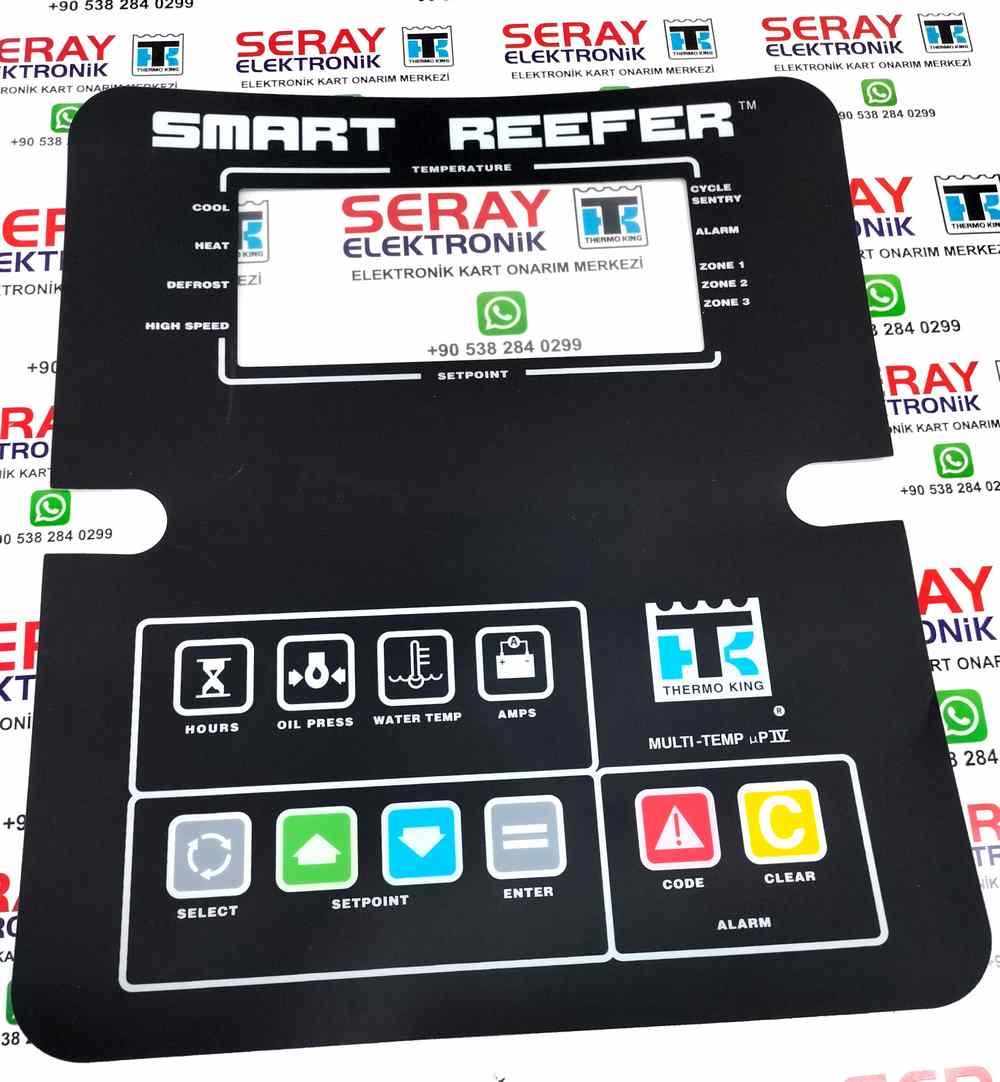 THERMO KING SMART REEFER ZONELİ ETİKET 